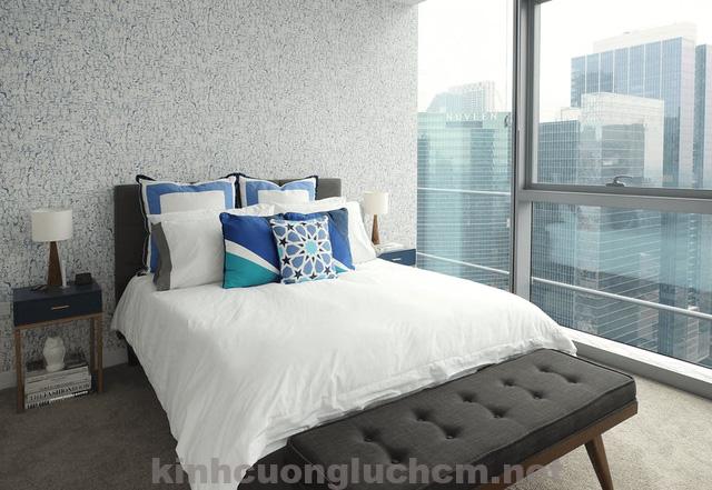 Cửa nhôm kính cường lực cho phòng ngủ thoải mái nhất 2018
