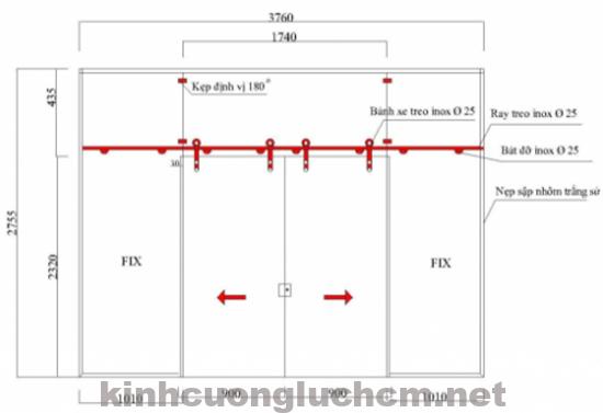 Cửa nhôm kính cường lực trượt lùa được giải đáp cụ thể